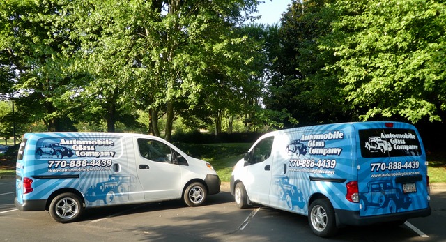 Automobile Glass Co’s Mobile Service Vans in Dahlonega, GA